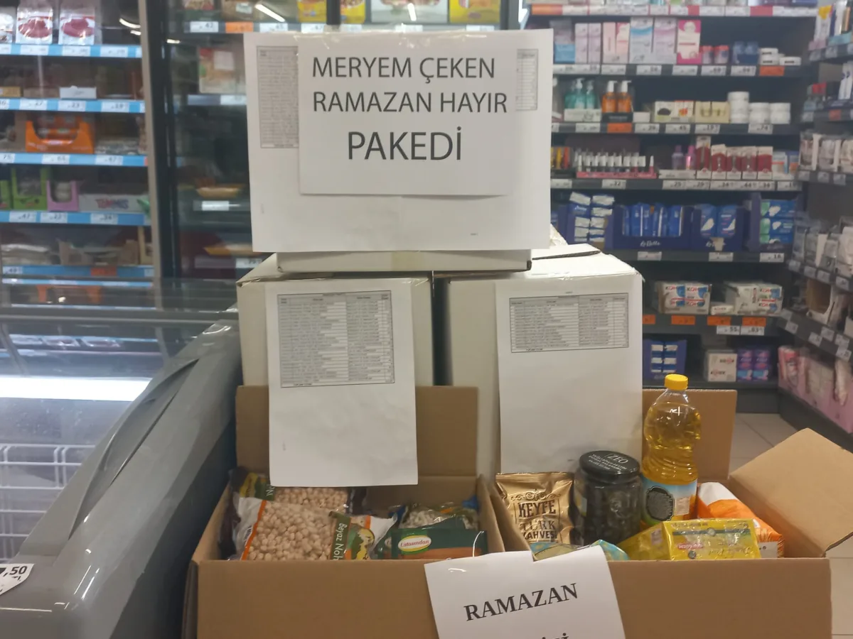 MERYEM ÇEKEN’DEN ANLAMLI RAMAZAN YARDIMI