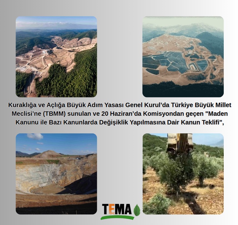 "Maden Kanunu ile Bazı Kanunlarda Değişiklik Yapılmasına Dair Kanun Teklifi