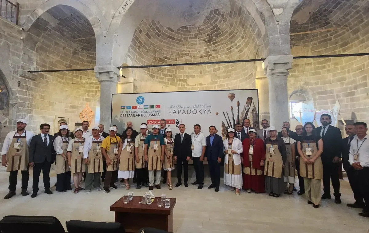 Türk Dünyası Ressamları Kapadokya'da buluştu