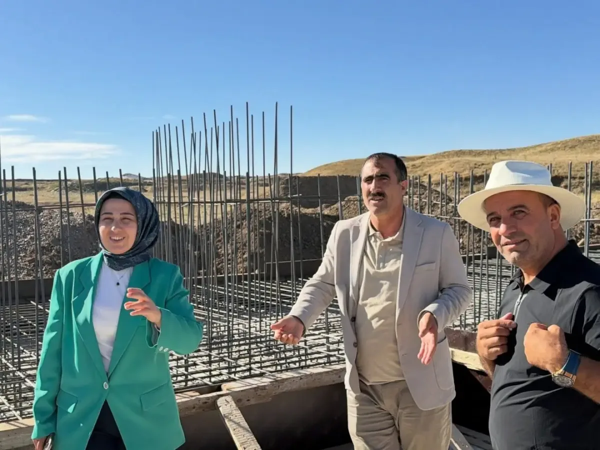 Taşlıçay Kaymakamı Kılıç ve Başkan Budak, proje alanlarını yerinde inceledi
