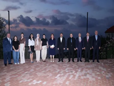 Zonguldak Valisi Hacıbektaşoğlu,1. sınıf emniyet müdürlüğüne terfi eden müdürlerle bir araya geldi