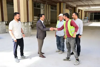 Battalgazi’de eski hal alanı yeni ticaret kompleksine dönüşüyor